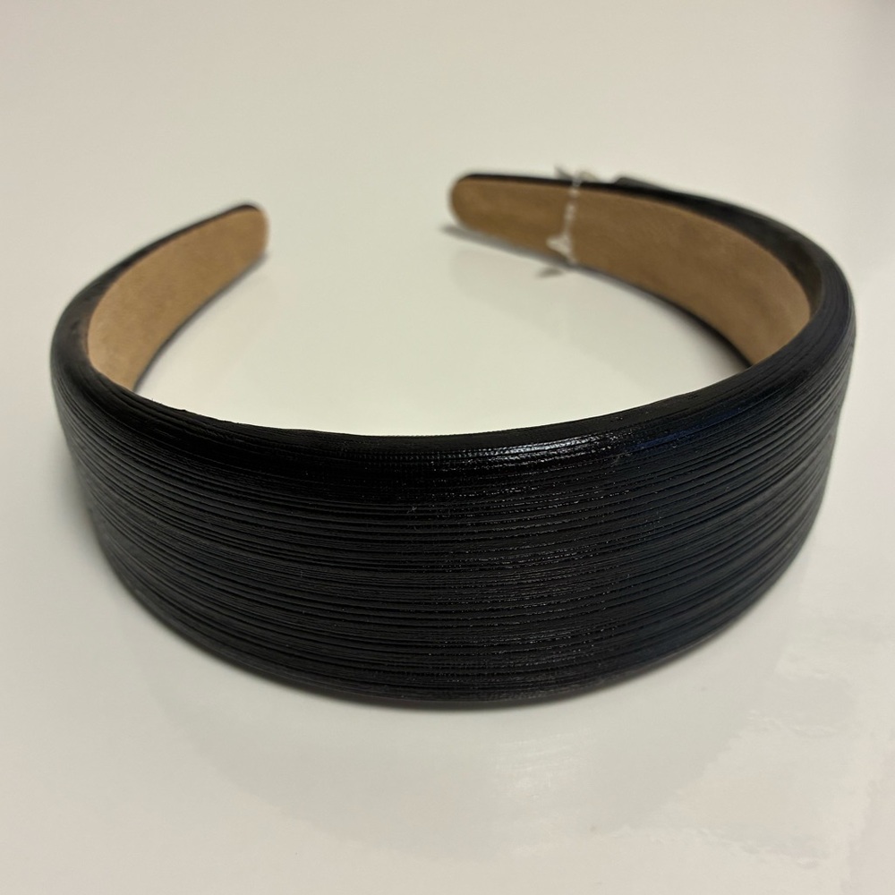 Anthropologie Black Textured Headband (new)
